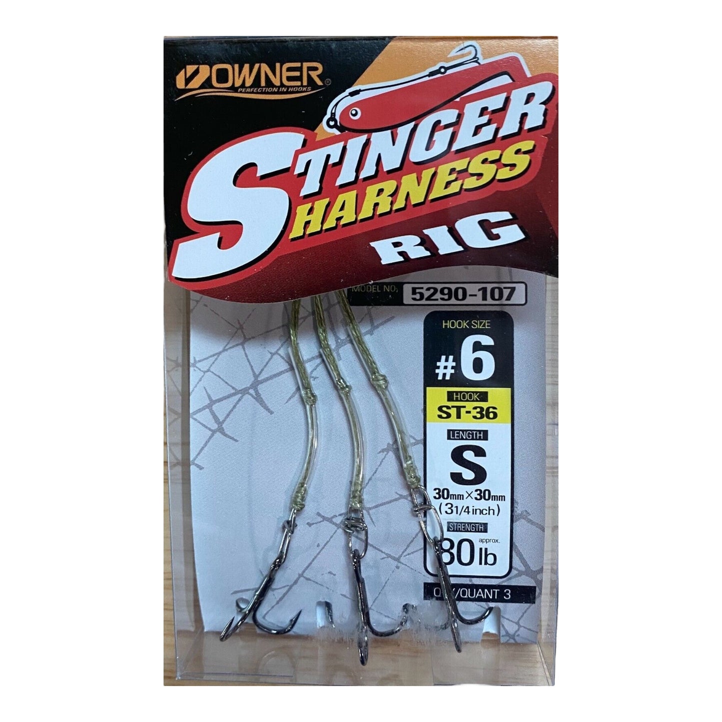 Owner Stinger Harness Rig for Swimbaits ST-36 Hooks 5290