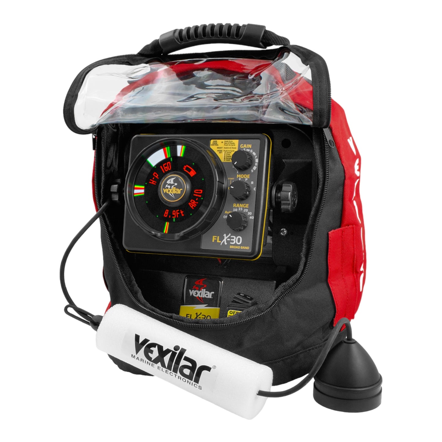 Vexilar FLX-30 BB Ultra Pack Combo w/ Lithium Battery & Broad Band Transducer