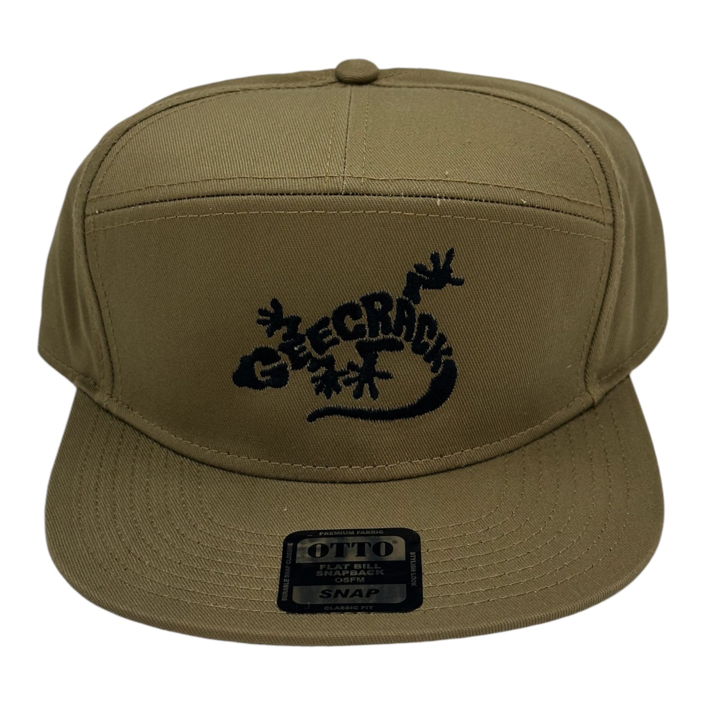 Geecrack Lizard Logo Flat Brim Otto Hat