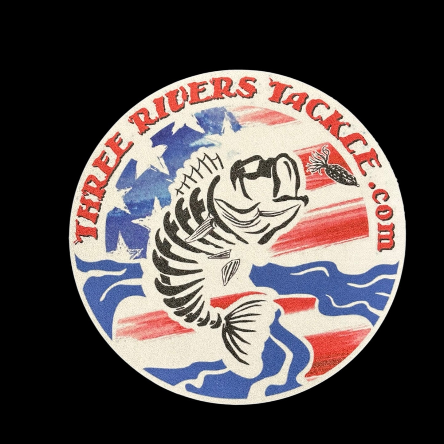 Three Rivers Tackle Boat Carpet Graphics Decal