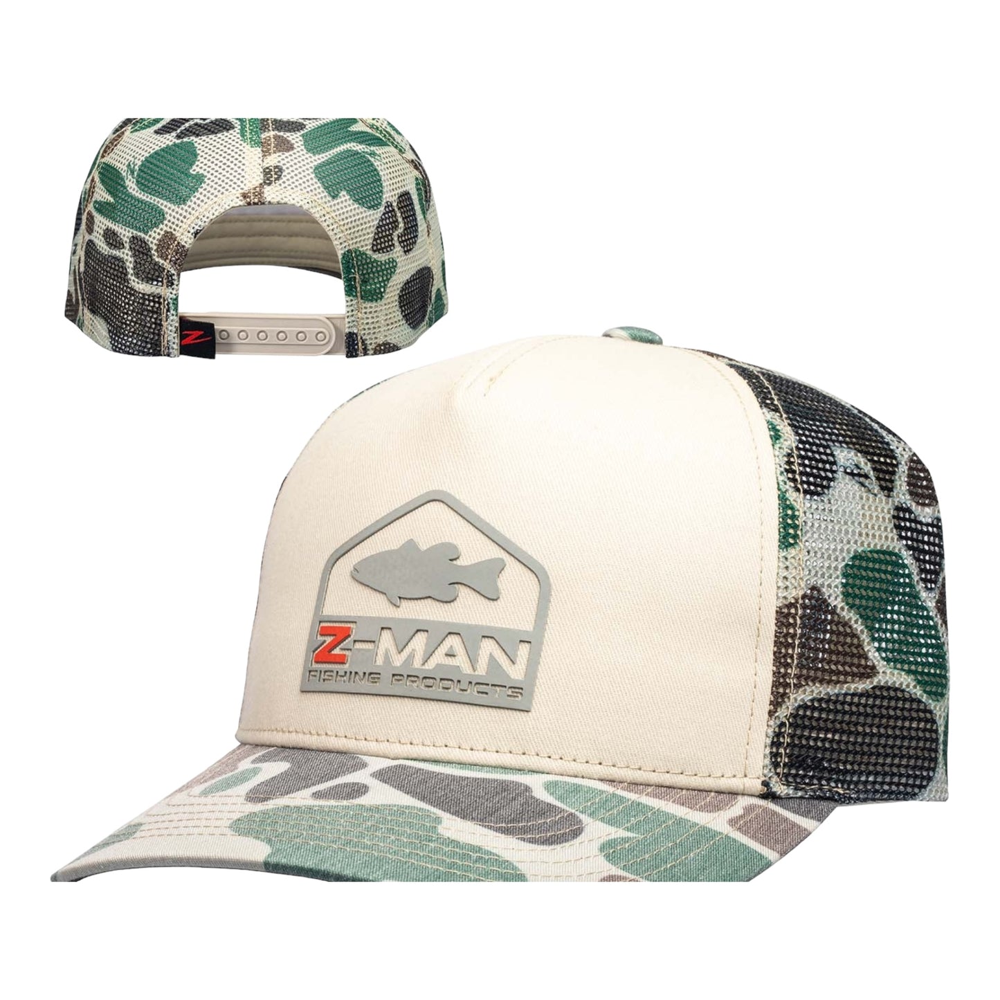 Z-Man Camo Bass Trucker HatZ