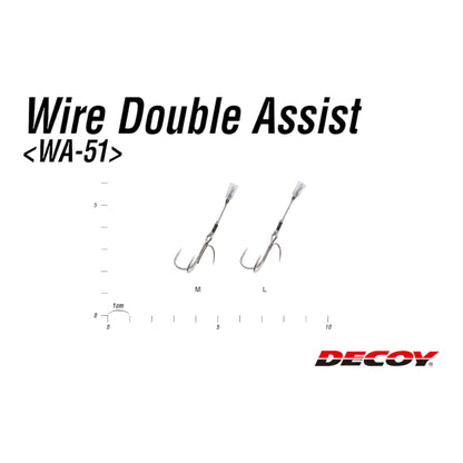 Decoy Wire WA-51 Double Assist Swimbait Trailer Hook