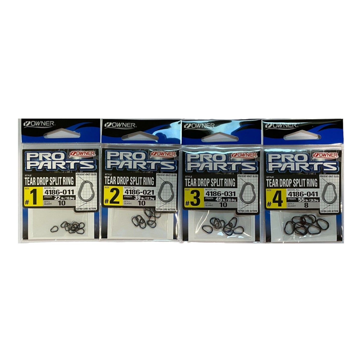 Owner Tear Drop Split Ring 4186