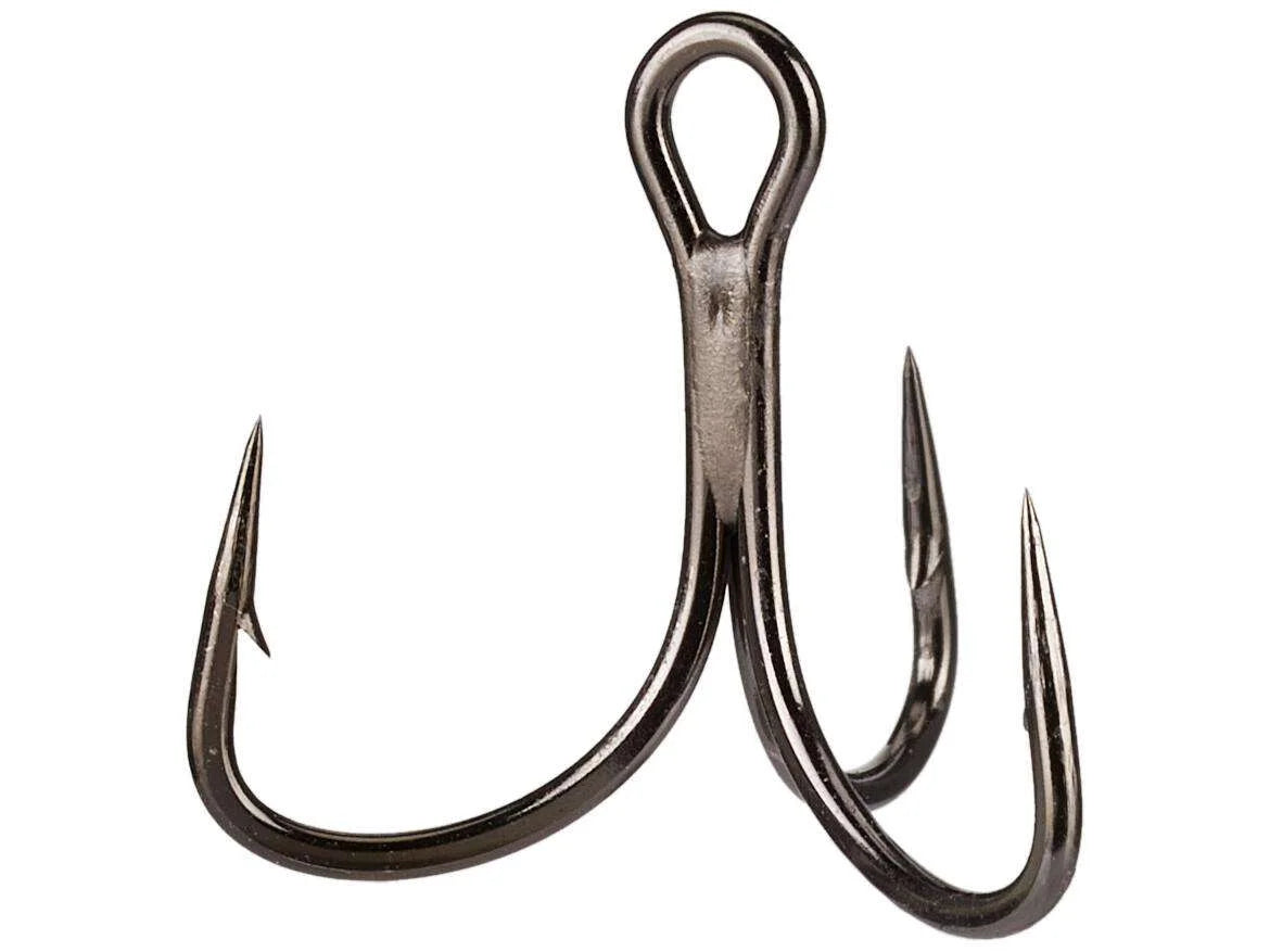 3 hooks over 2 hooks fishing Mustad KVD 1x Strong 2x Short BN Triple Grip Treble Hooks – Three Rivers Tackle