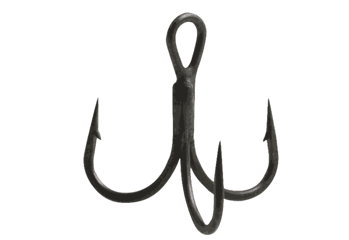 Owner Short Shank Treble Hook