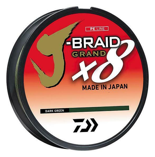 Daiwa J-Braid GRAND x8 Braided Line 150 Yards