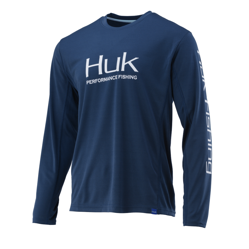 Huk Men's Icon X Solid LS Vented Shirt H1200138