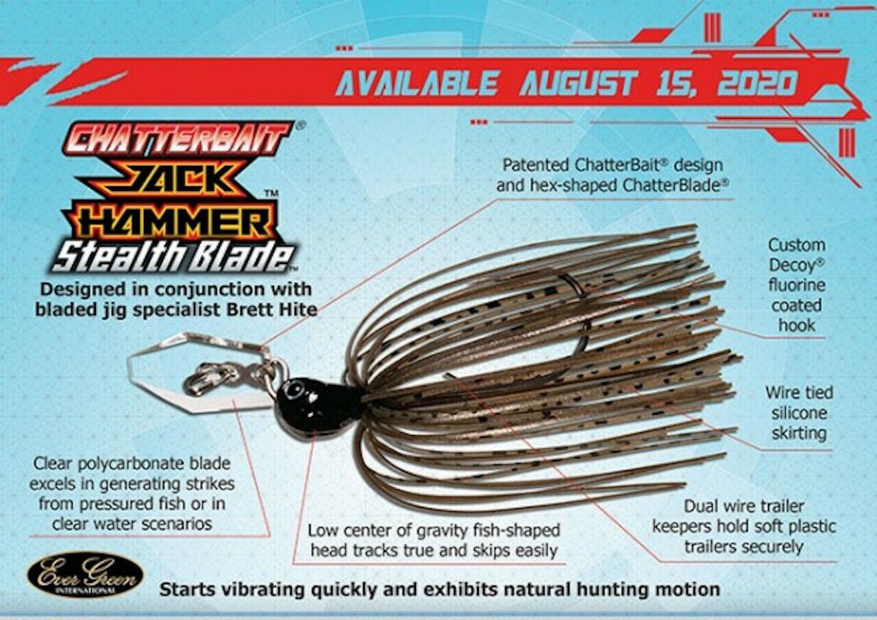 Z-Man Evergreen Jack Hammer Stealth Blade Chatterbait