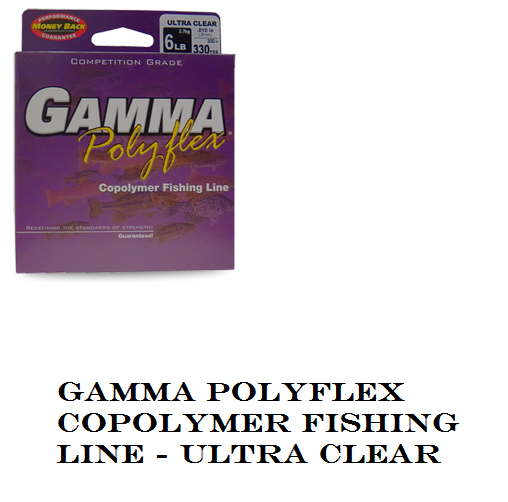 GAMMA Polyflex Copolymer Ultra Clear Fishing Line – Three Rivers Tackle