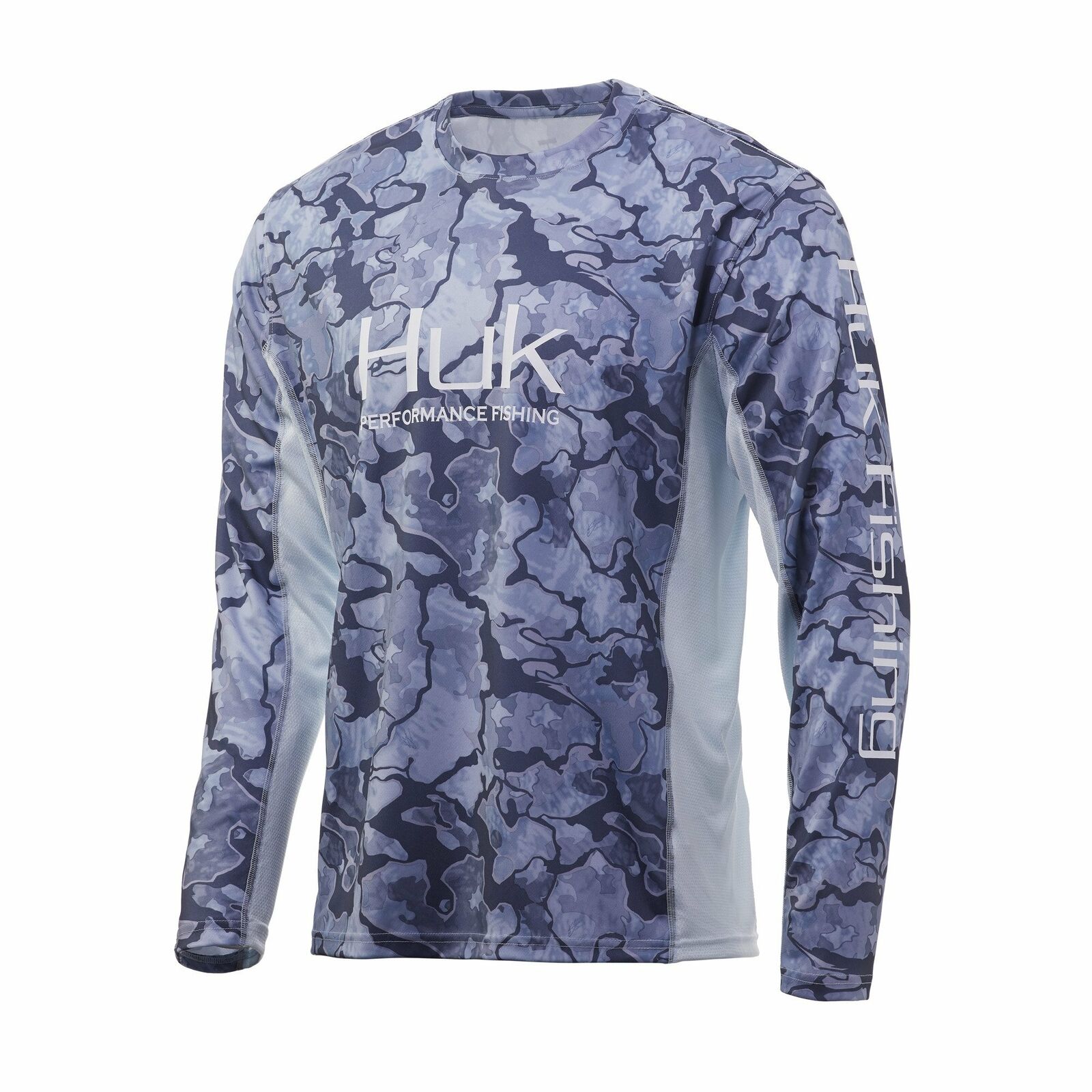 Huk Men's Icon X Current Camo LS Vented Shirt H1200143 – Three