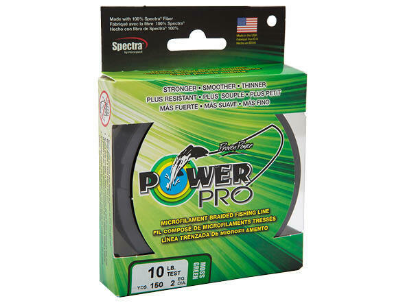 Power Pro Spectra Braided Line 150 yds Moss Green