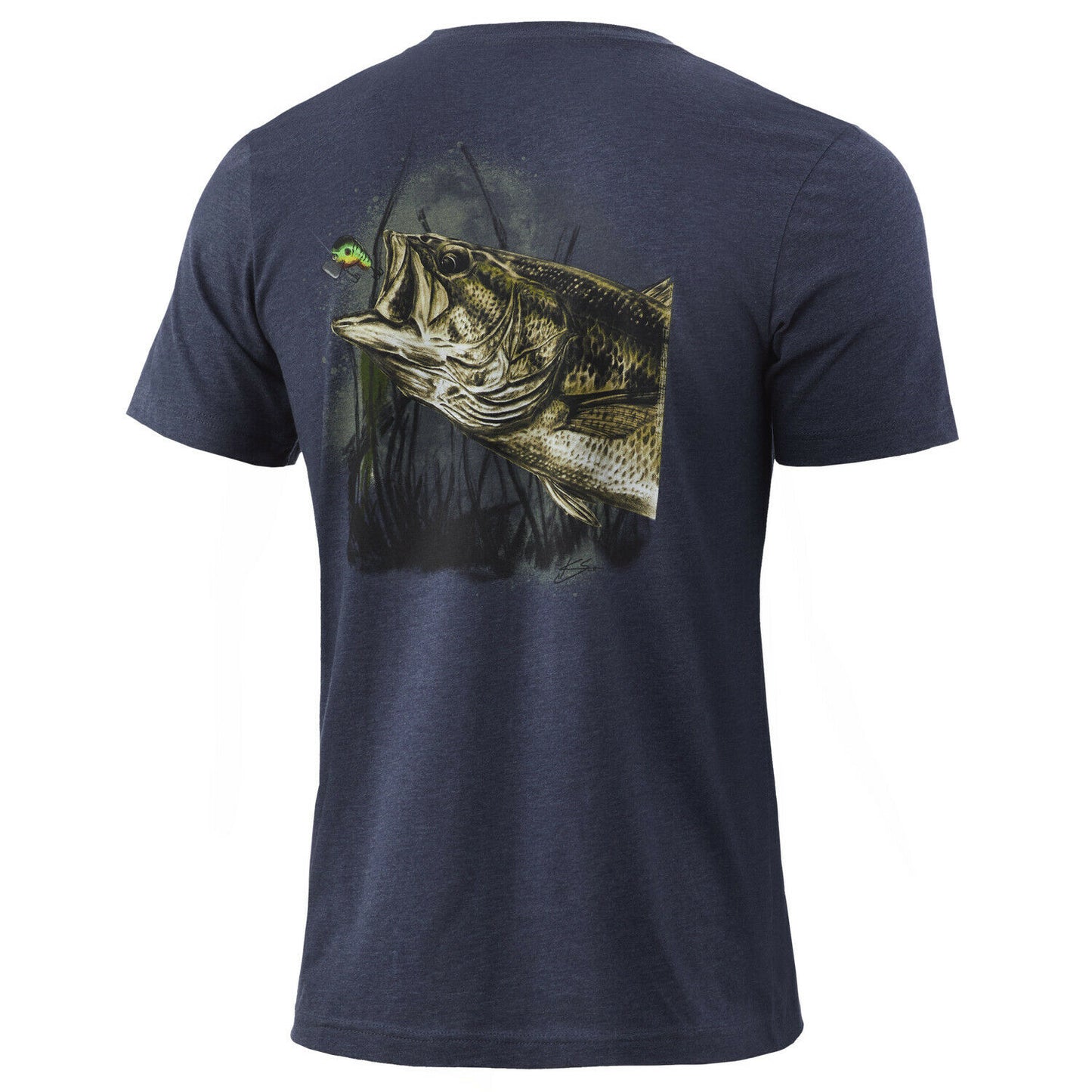 Huk KC Crank Lightweight Bass Tee H1000264 - Choose Size / Color