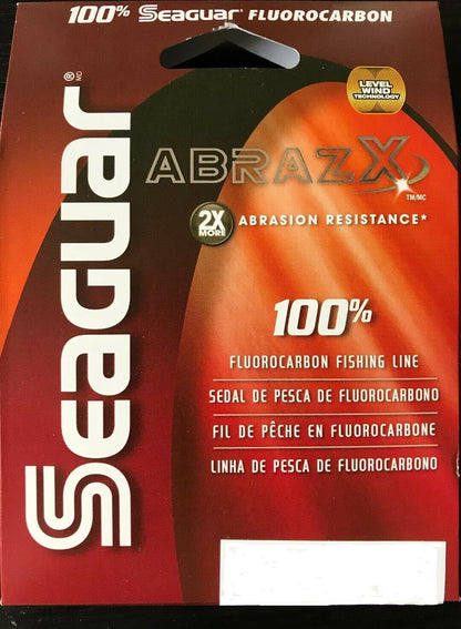 Seaguar AbrazX 100% Fluorocarbon Line - 200 yds