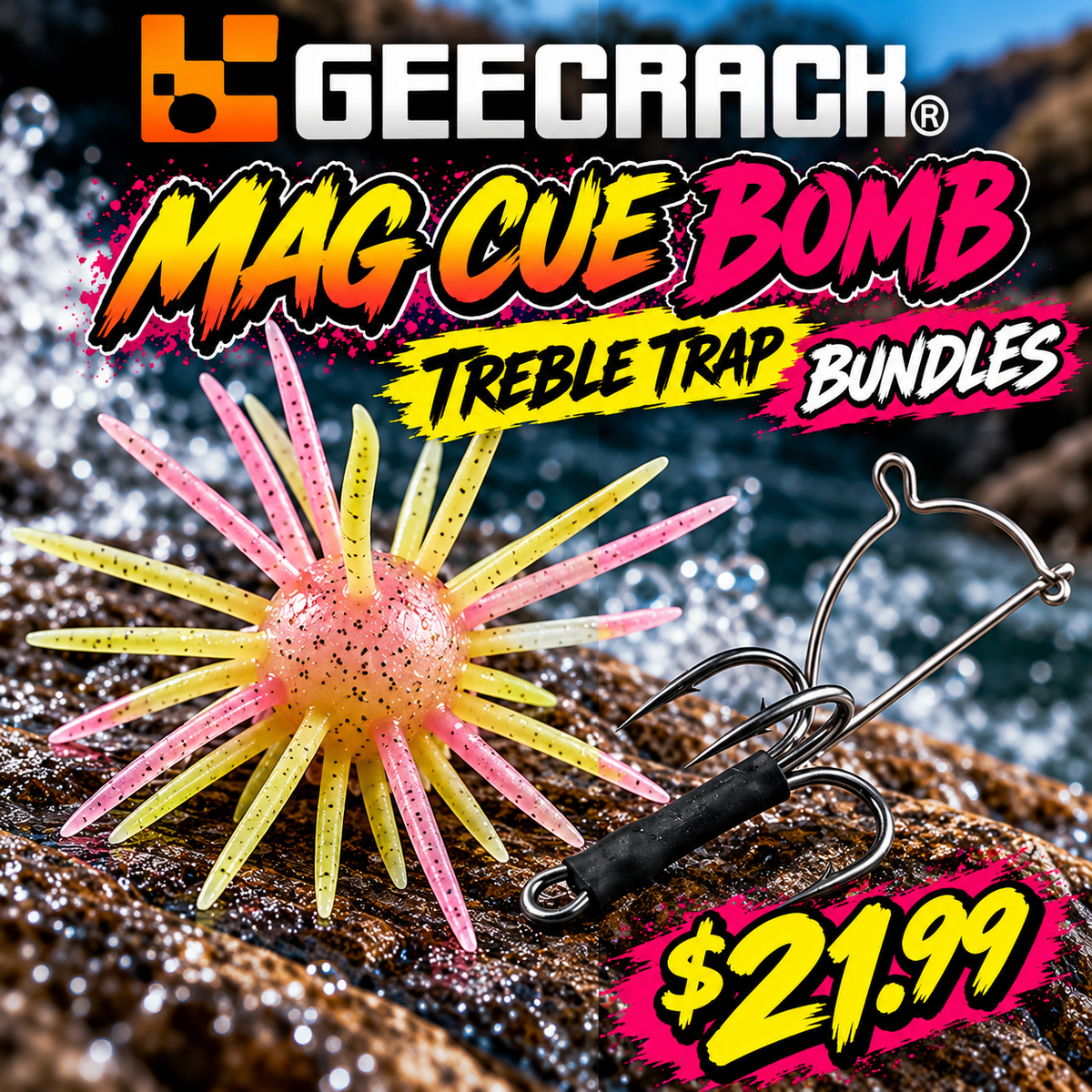 Geecrack Magnum Cue Bomb plus Treble Trap Combo Deal