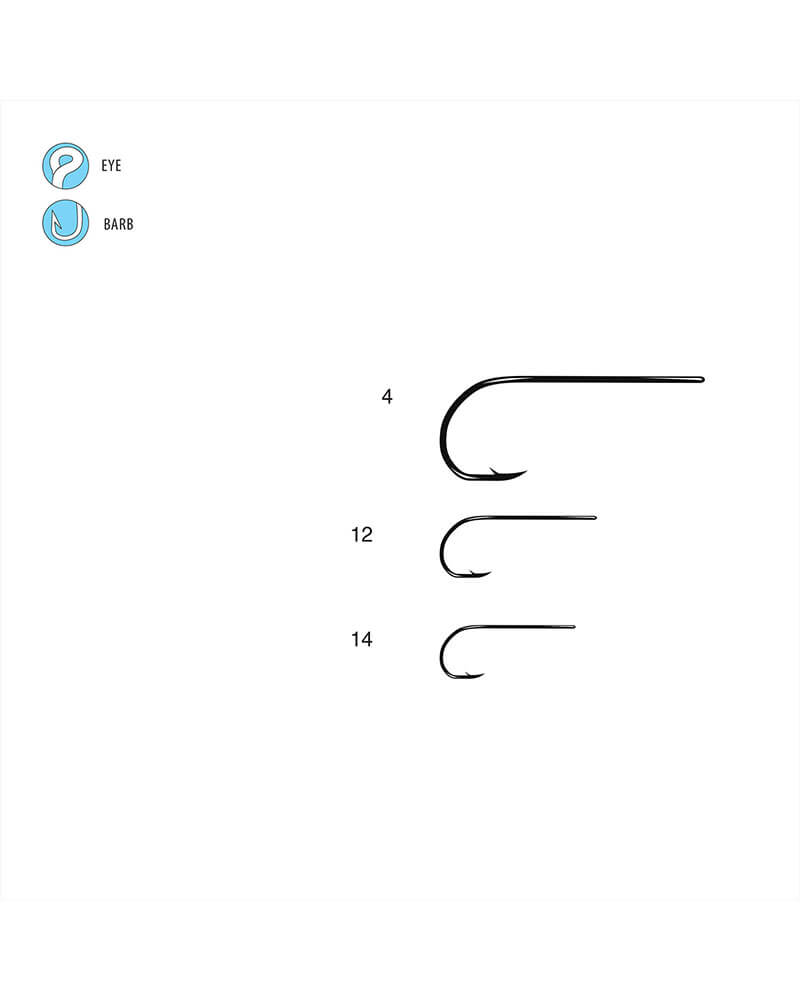 Gamakatsu S10S Straight Eye Dry Fly Hook