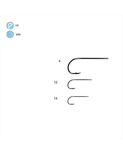 Gamakatsu S10S Straight Eye Dry Fly Hook