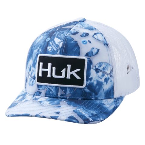 Huk Mossy Oak Fracture Snapback Trucker Hat H3000300