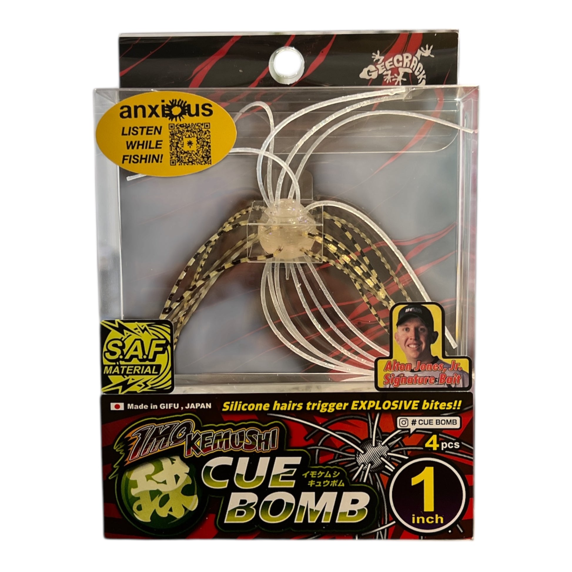 cue bomb fishing lure Geecrack Imo Kemushi Cue Bomb