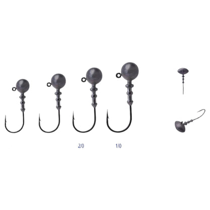 BKK Silent Chaser Football Head Jig Head