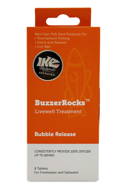 Buzzer Rocks Livewell Treatment - Bubble Release
