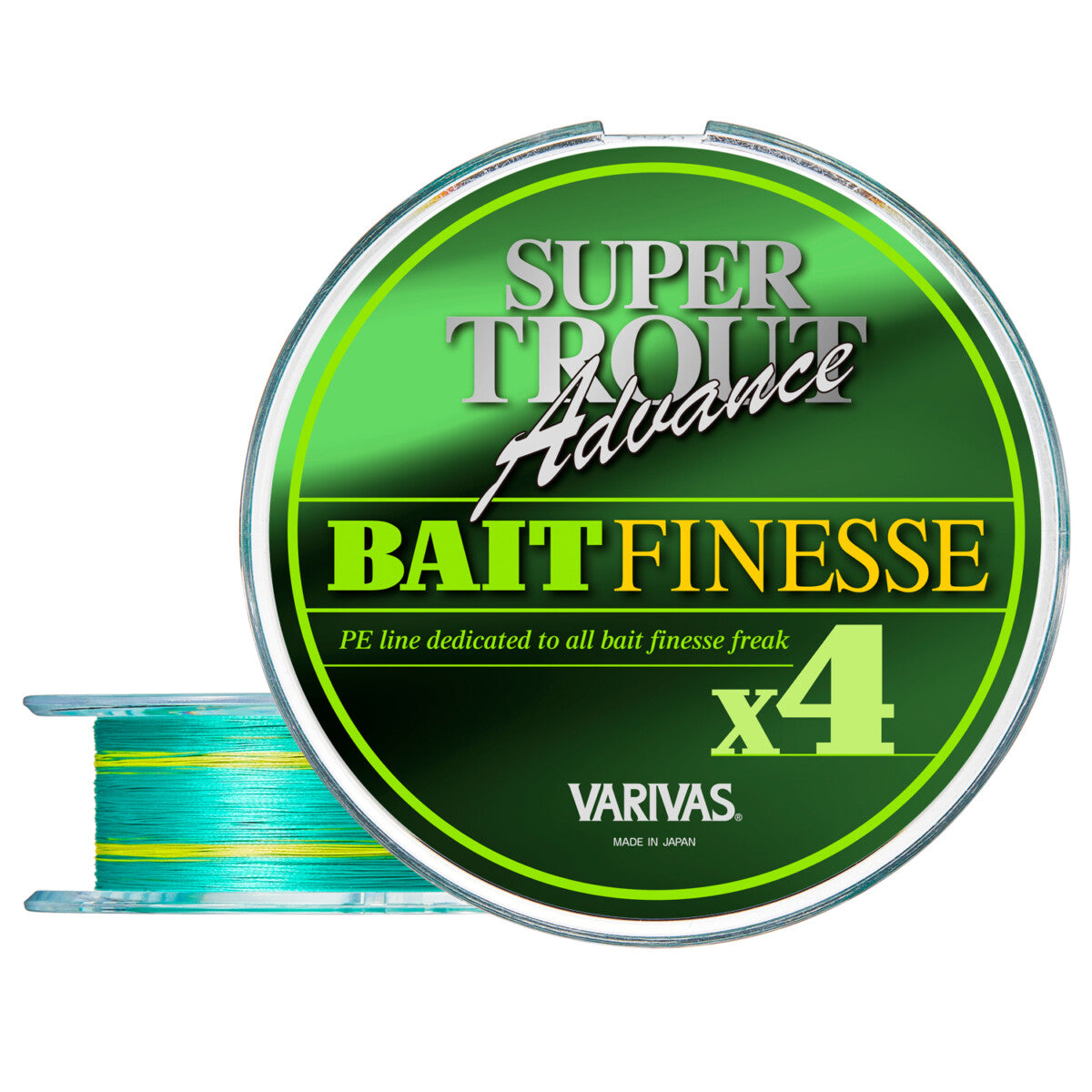 VARIVAS Super Trout Advance Bait Finesse PE x4 Braided Line - 109 Yds