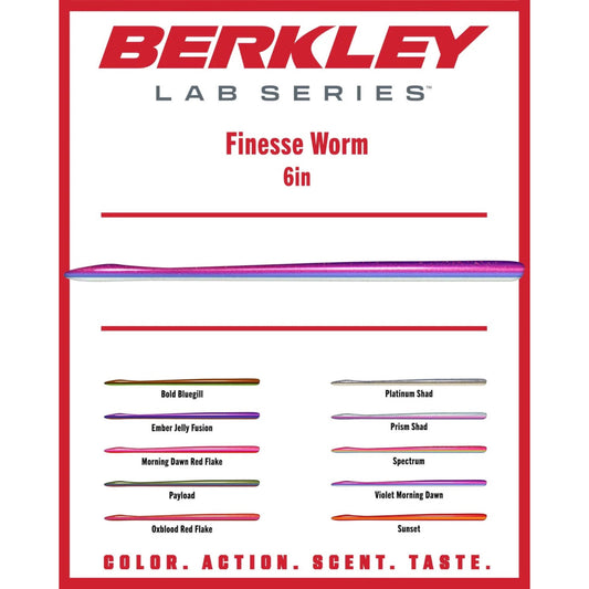 Berkley Lab Series 6" Finesse Worm - Coming Soon