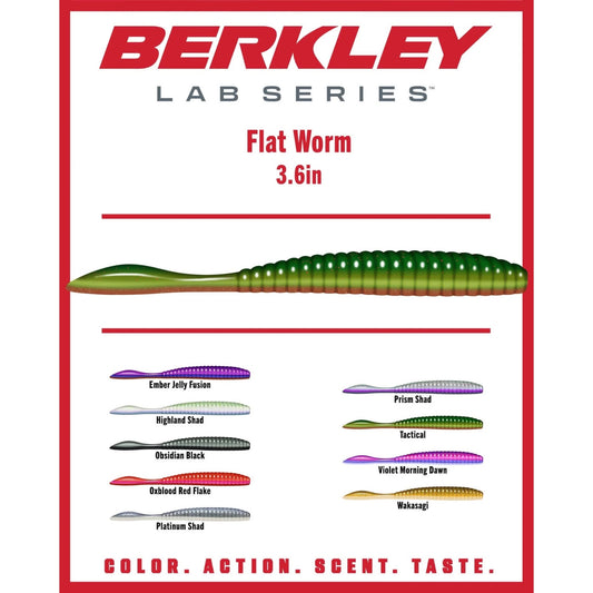 Berkley Lab Series 3.6" Flat Worm - Coming Soon