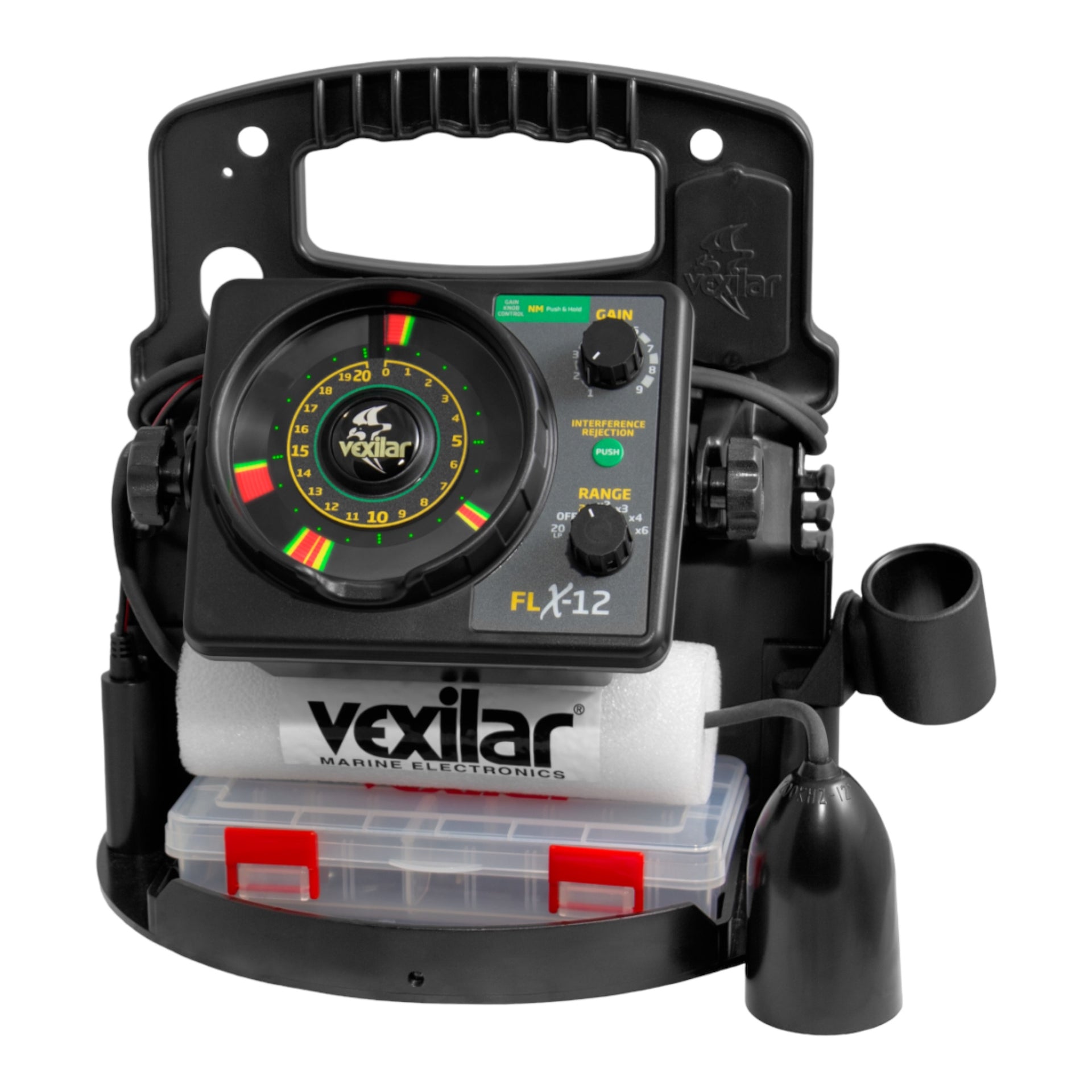 Vexilar FLX-20 Pro Pack II with 12 degree Ice Ducer & DD100 – Three Rivers Tackle