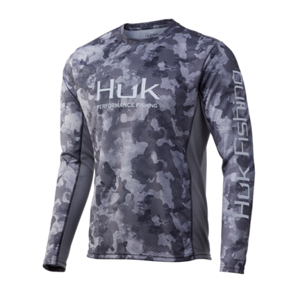 Huk H1200285 Icon X KC Refraction Camo LS – Three Rivers Tackle