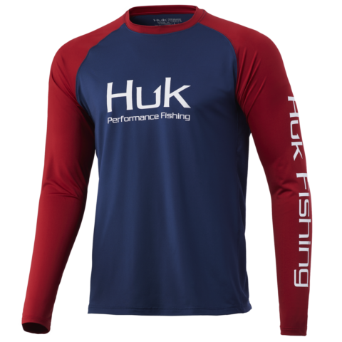 Huk Double Header Vented LS Shirt H1200341 - Choose Size / Color