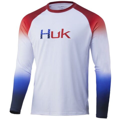 Huk Flare Double Header Americana LS Shirt H1200405