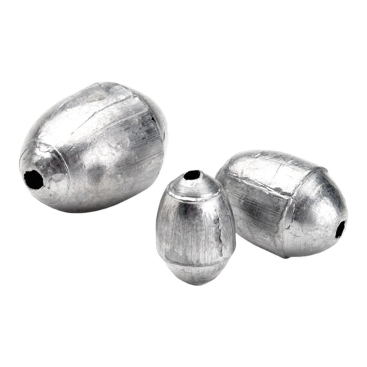 Bullet Weights Egg Sinkers for Carolina Rigging