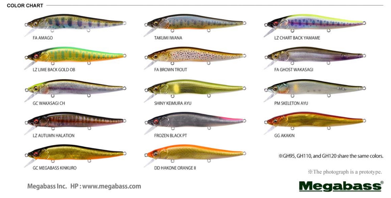 Megabass Great Hunting 110 Jerkbait