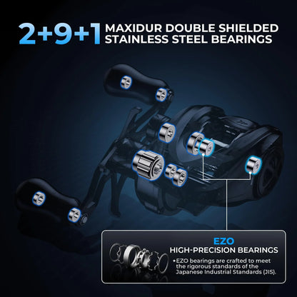 KastKing Mg-Ti Elite Magnesium Casting Reel