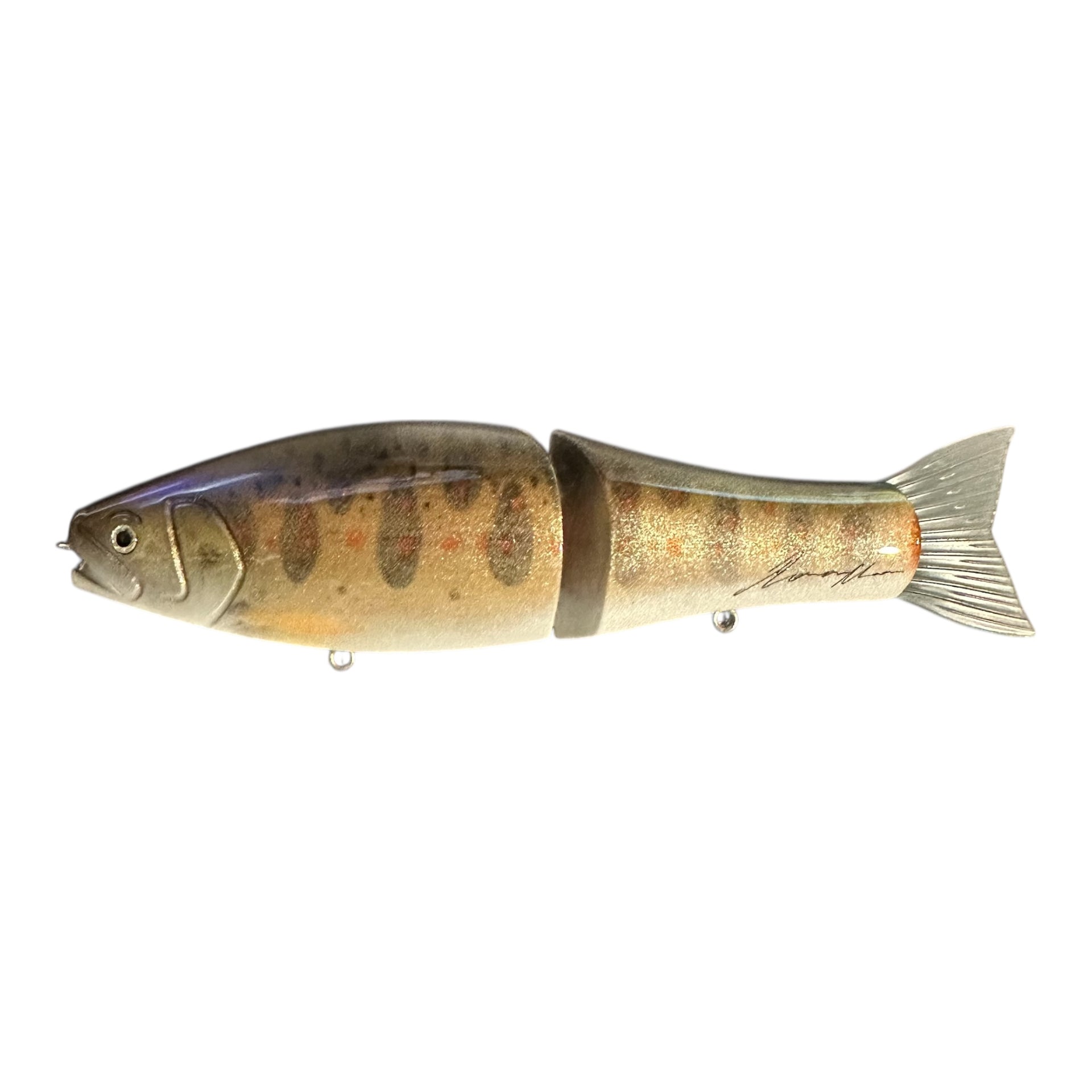 Leurre De Pêche ROMAN MADE The Negotiator Glitter White - Édition Limitée, Swimbait Souple, Neuf