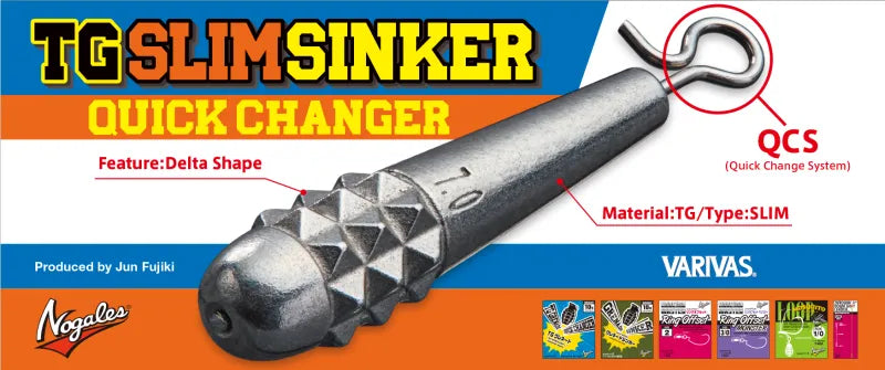 VARIVUS Tungsten Slim Quick Change Sinker - Coming Soon