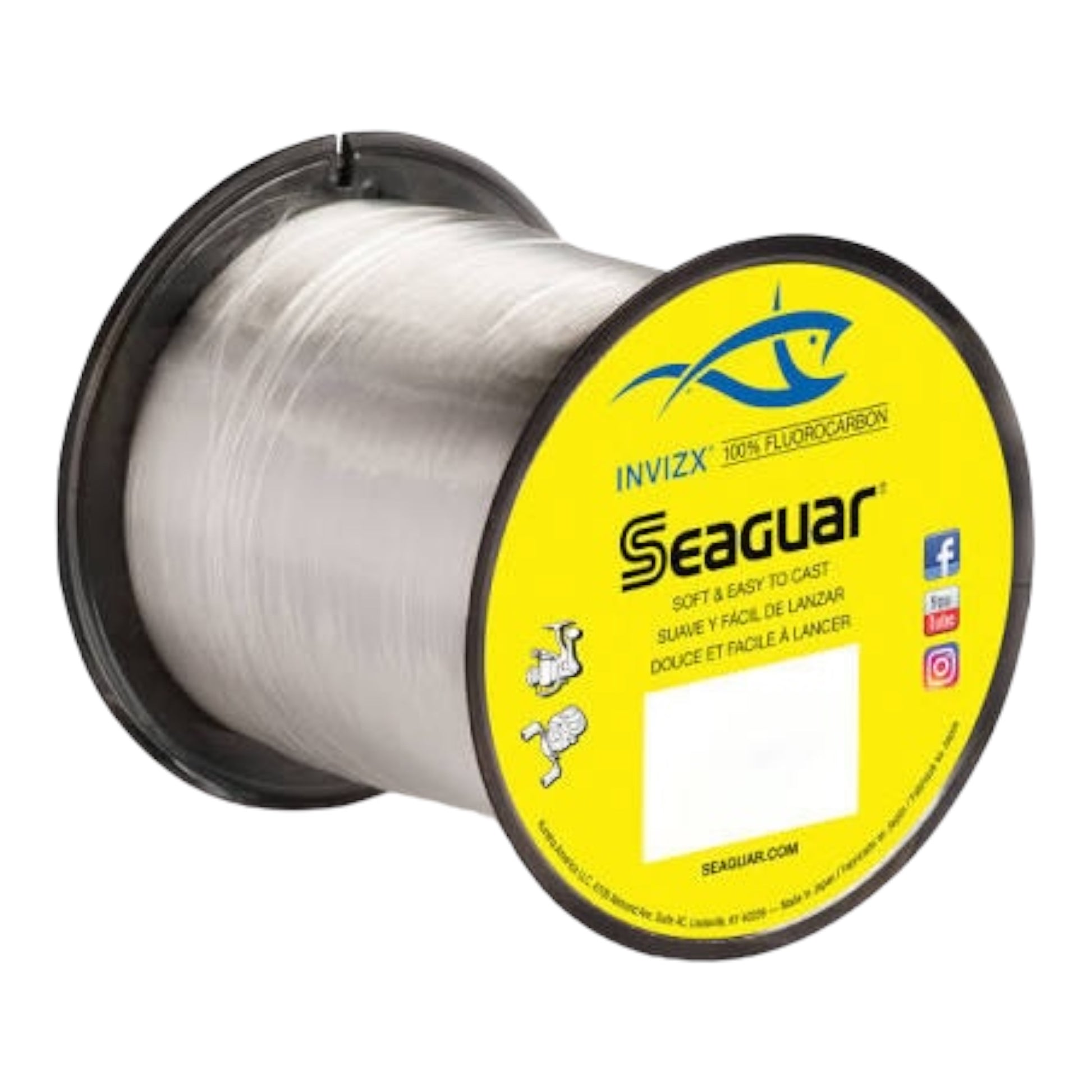 Seaguar Fluorocarbon Line Ligne De Pêche Seaguar Invizx Fluorocarbone 900m - Invisible Et Sensible Seaguar Invizx Mainline Seaguar Fluorocarbon Line Ligne De Pêche Seaguar Invizx Fluorocarbone 900m - Invisible Et Sensible Seaguar Invizx Mainline