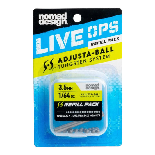 Nomad Design Tungsten Ajusta-Ball Live Ops Re-Fill Packs weights