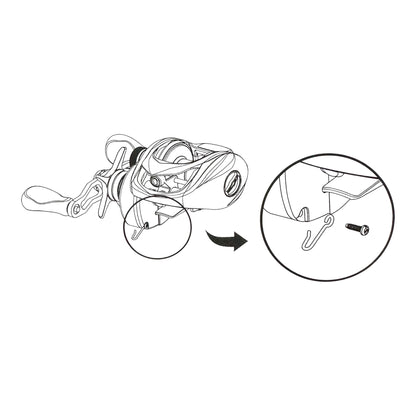 G-Nius Baitcast Reel Vertical Hook Keeper