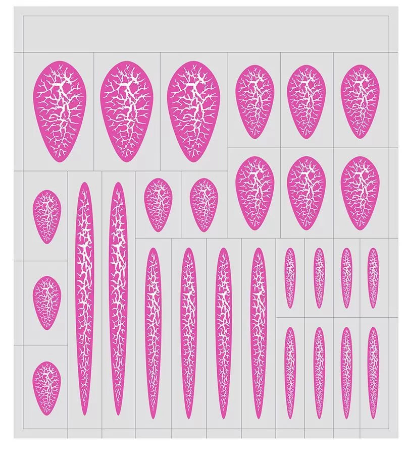 Ryugi Crack Marker HI-Visibility Stickers