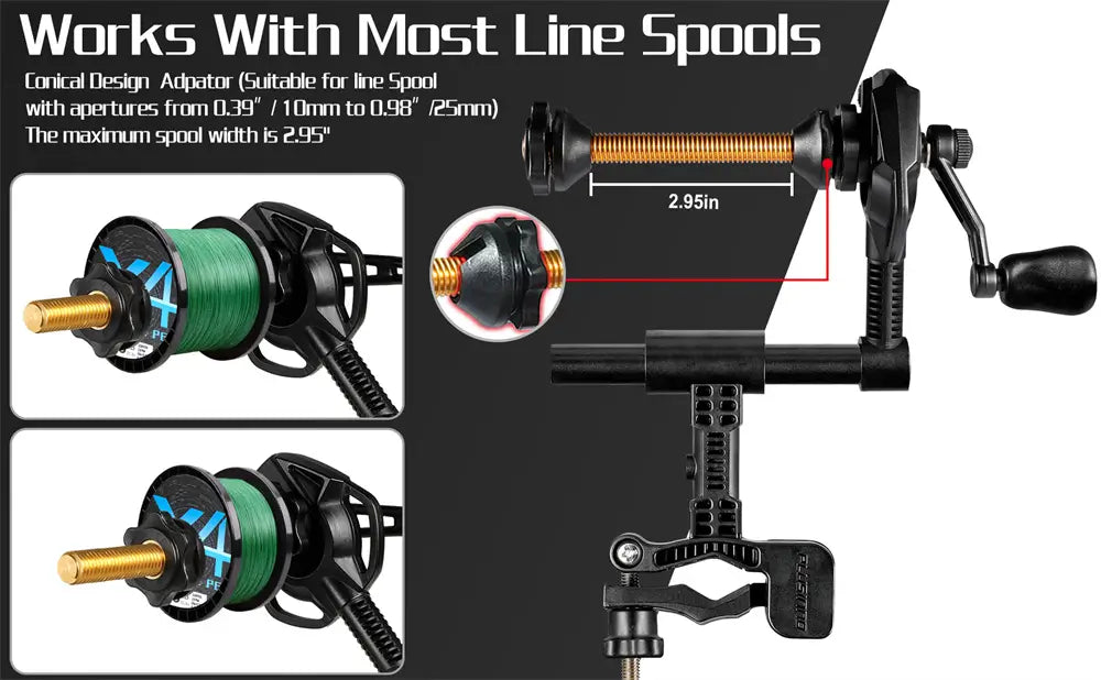 Plusinno FLS3 Fishing Line Spooler with Unwinding Function