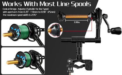 Plusinno FLS3 Fishing Line Spooler with Unwinding Function