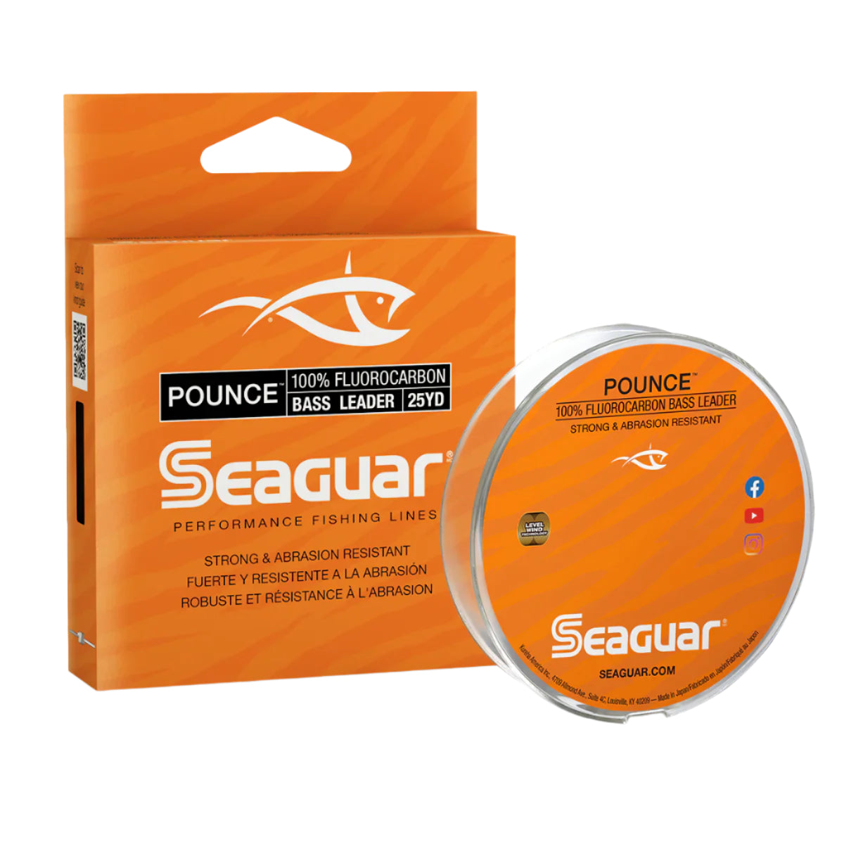 Seaguar Pounce Fluorocarbon Leader - 25yds