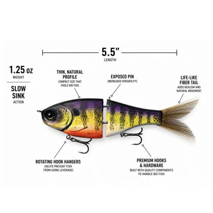 Clutch Swimbait Co. Micro Boss 5.5" Glide Bait