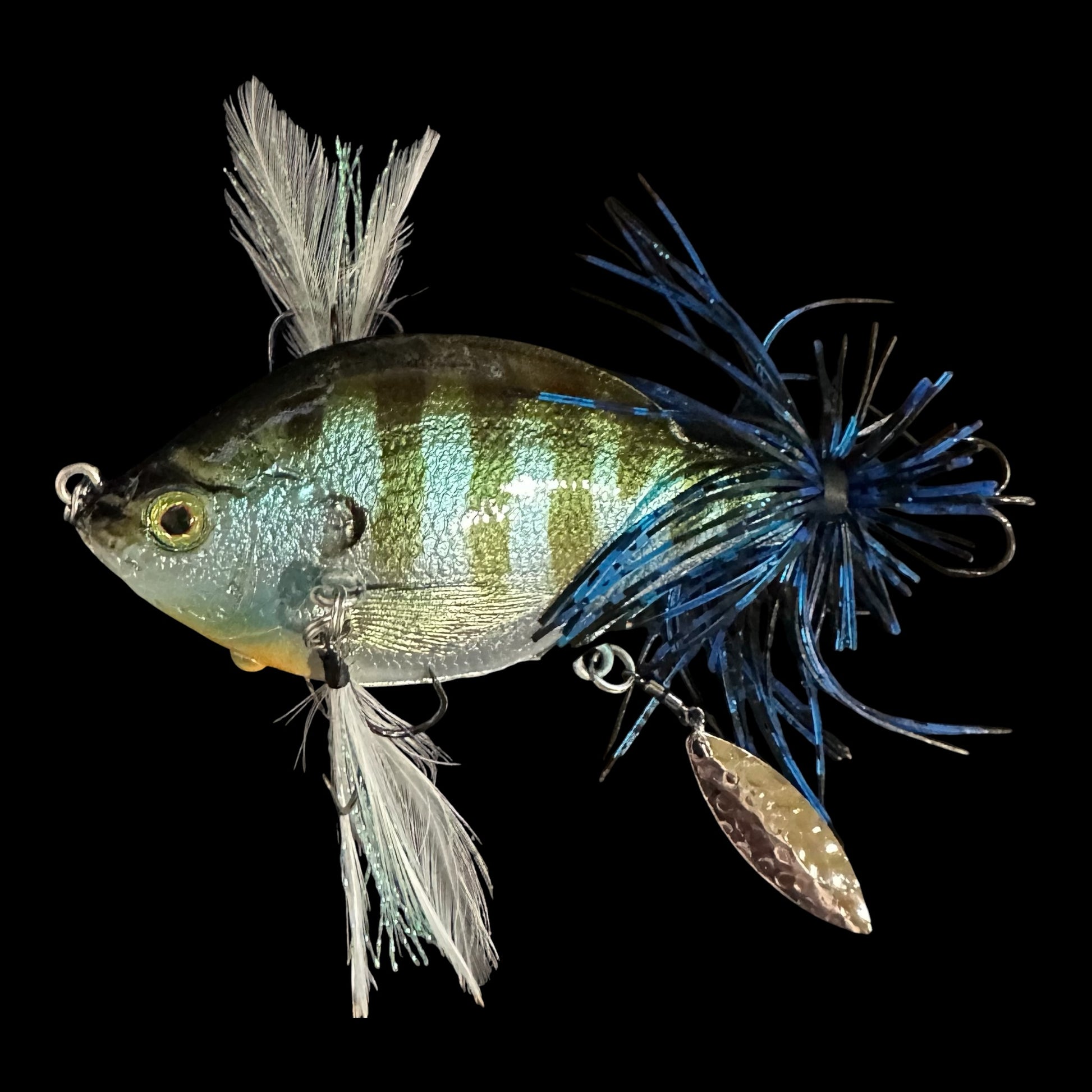 bluegill shaped fishing lures Fin-SANITY Lineup Tackling The Water life profile Why Trophy Bluegills Love Small