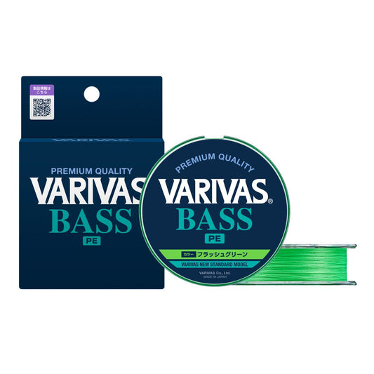 VARIVAS Bass PE x4 Flash Green Braided Line - 164 Yds Coming Soon