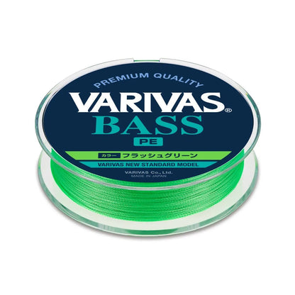 VARIVAS Bass PE x4 Flash Green Braided Line - 164 Yds