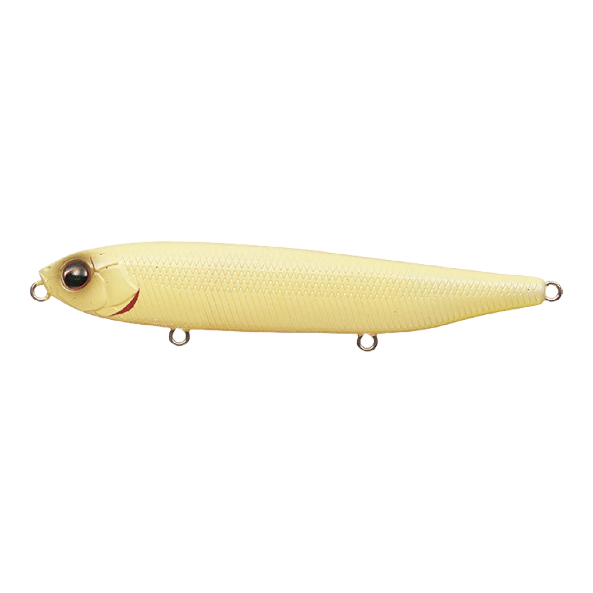 Evergreen JT Pencil Topwater Fishing Lure - Ghost Olive Shad Pattern (Surface Walking Bait)