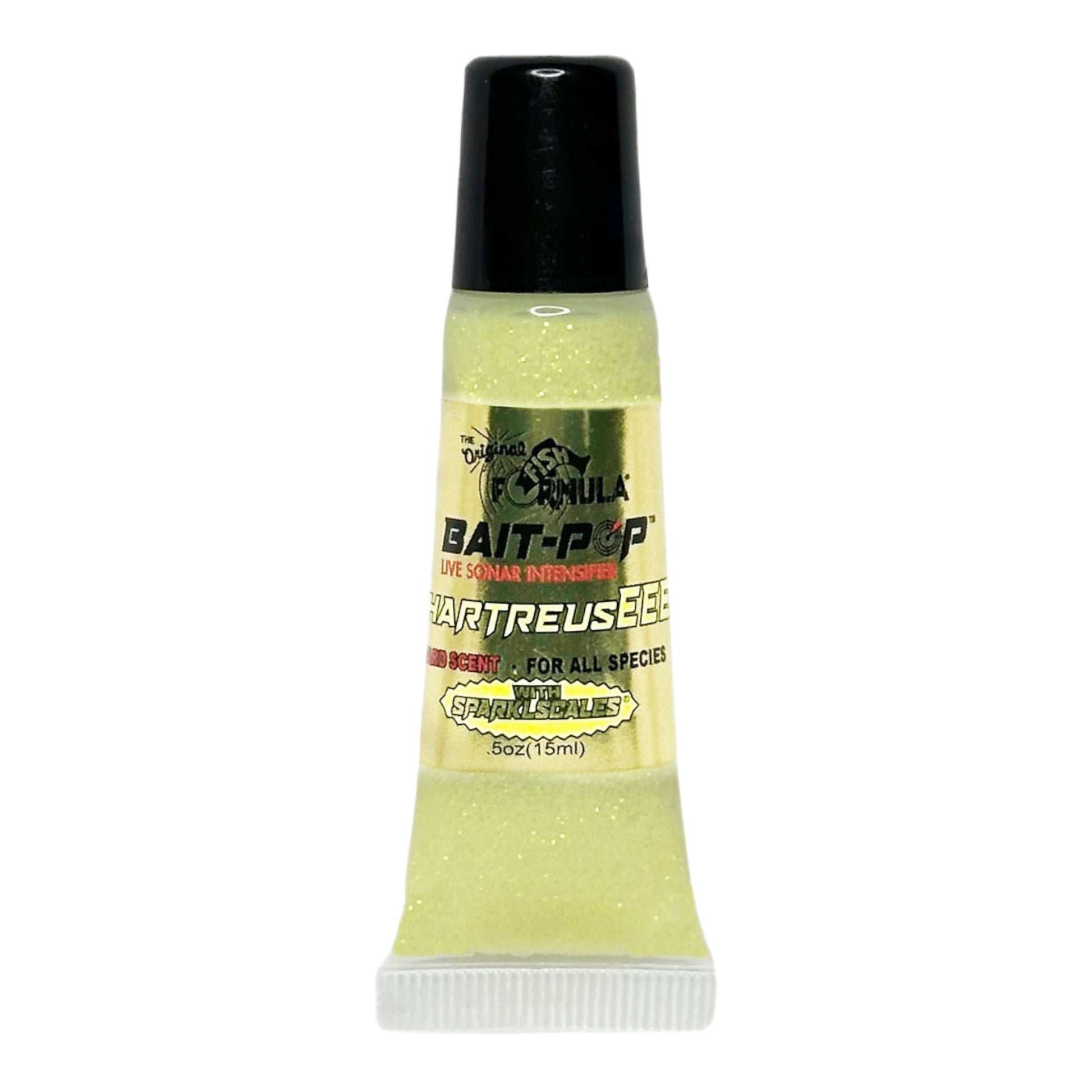 Bait Pop Black - Intensificateur de sonar en direct parfumé à Sparklscales .5 oz tube - Fish307 Bait Pop Black - Intensificateur de sonar en direct parfumé à Sparklscales .5 oz tube - Fish307