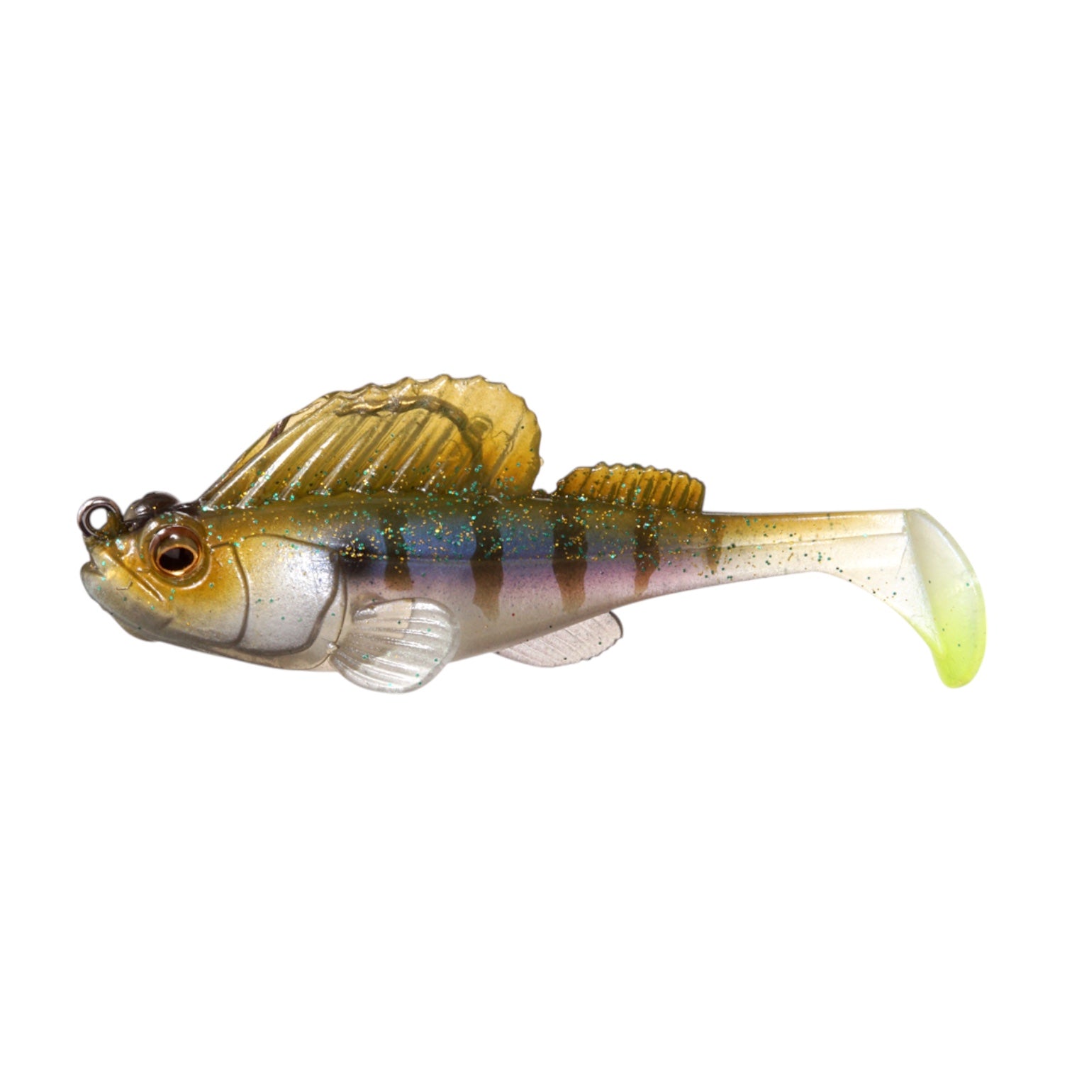 dark sleeper fishing lure Megabass Donko / 3 in / 1/2 oz The fin guarded hook also allows the Dark Sleeper to penetrate through gnarly cover and deflect potential snags.Made from ultra tough yet soft plastic that gives it the ability to withstand a tremendous amount of abuse Megabass Dark Sleeper Swimbaits